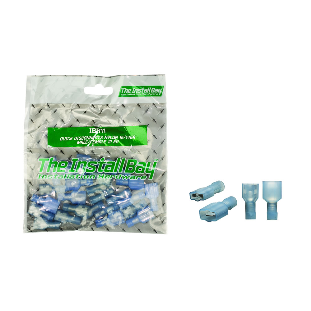 16/14 Gauge Quick Disconnect Nylon M/F  - Retail Pack