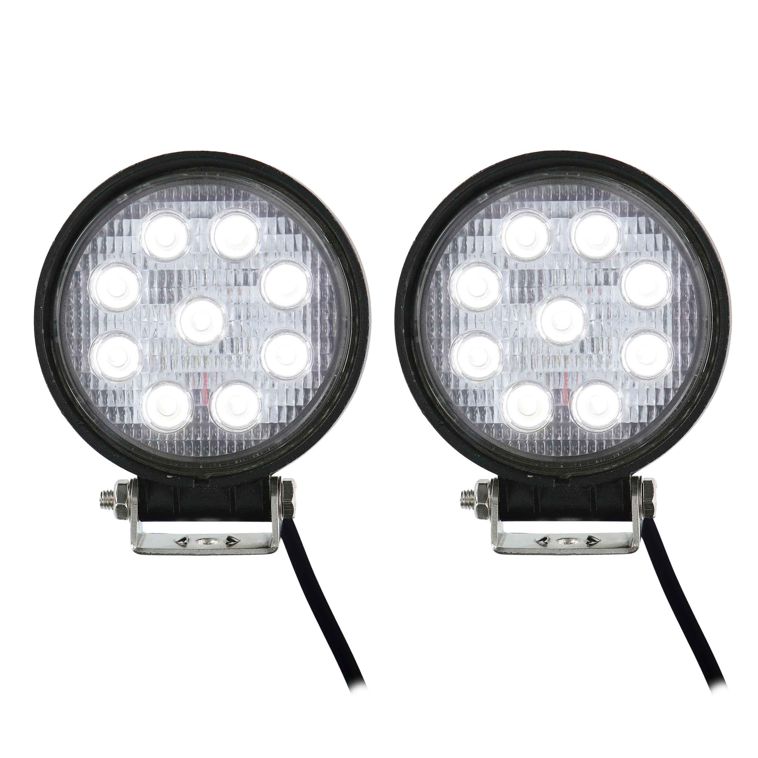 Daytona Lights Round Driving Lights - 9 LED (2PK)