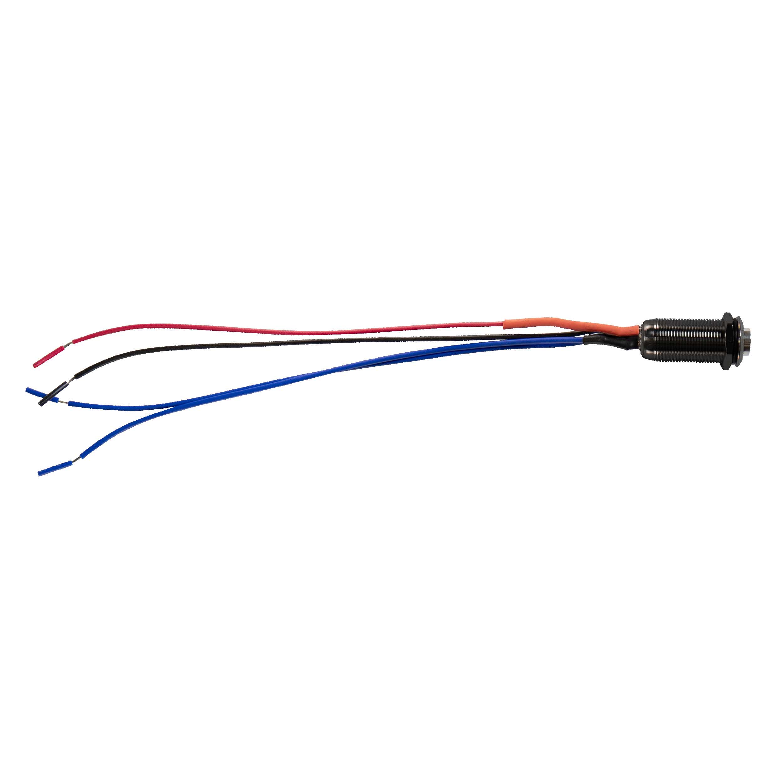 Black 12MM Round Illuminated Latching Switch Blue Qty 2