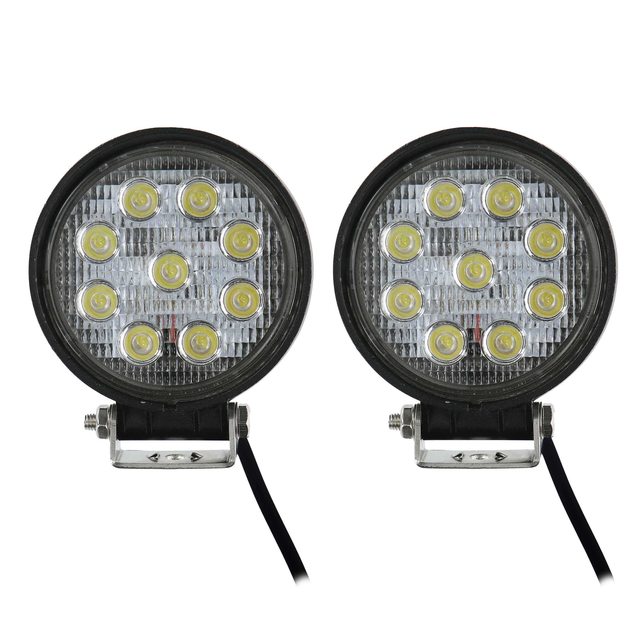 Daytona Lights Round Driving Lights - 9 LED (2PK)