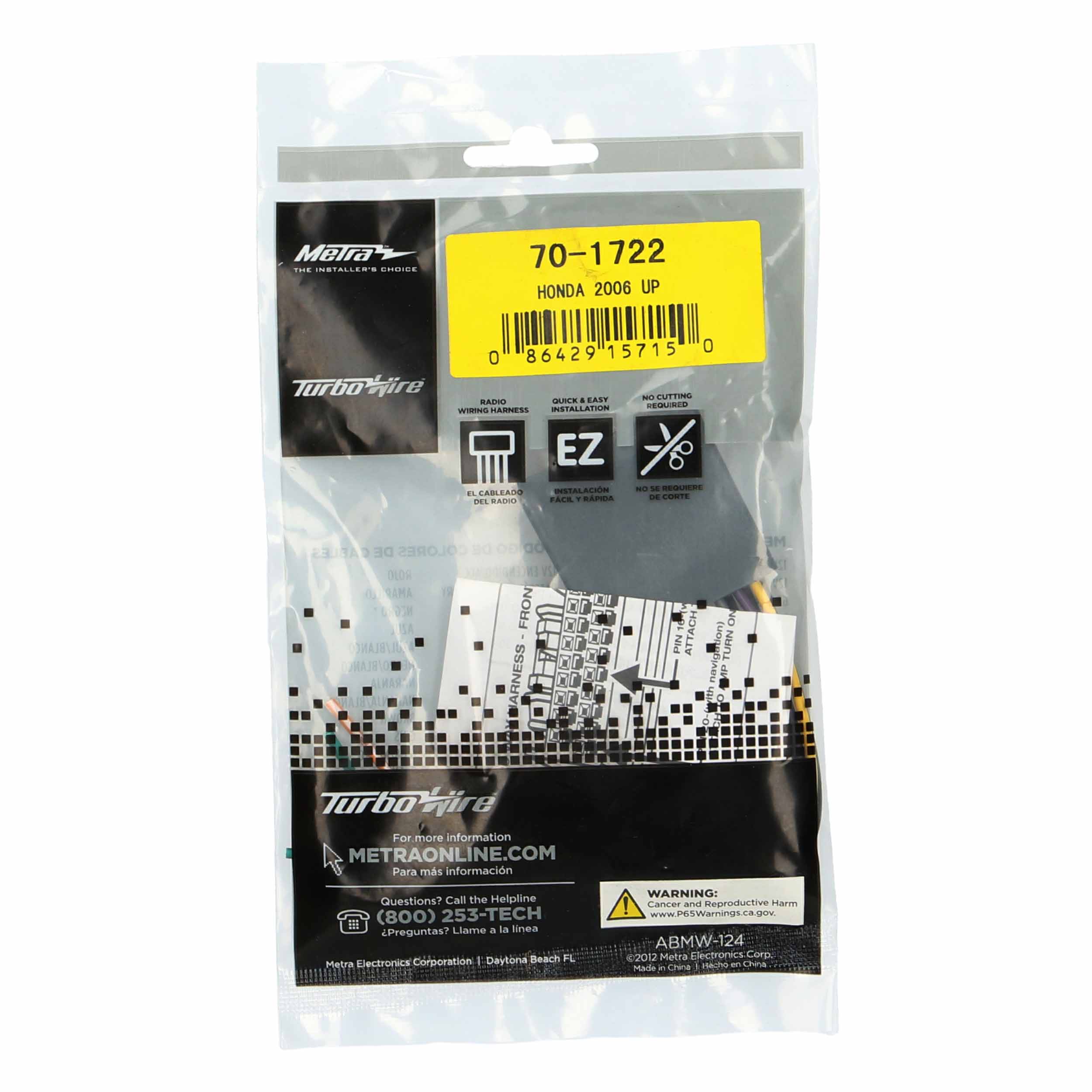 Harness Fits select Honda models 2006-2014