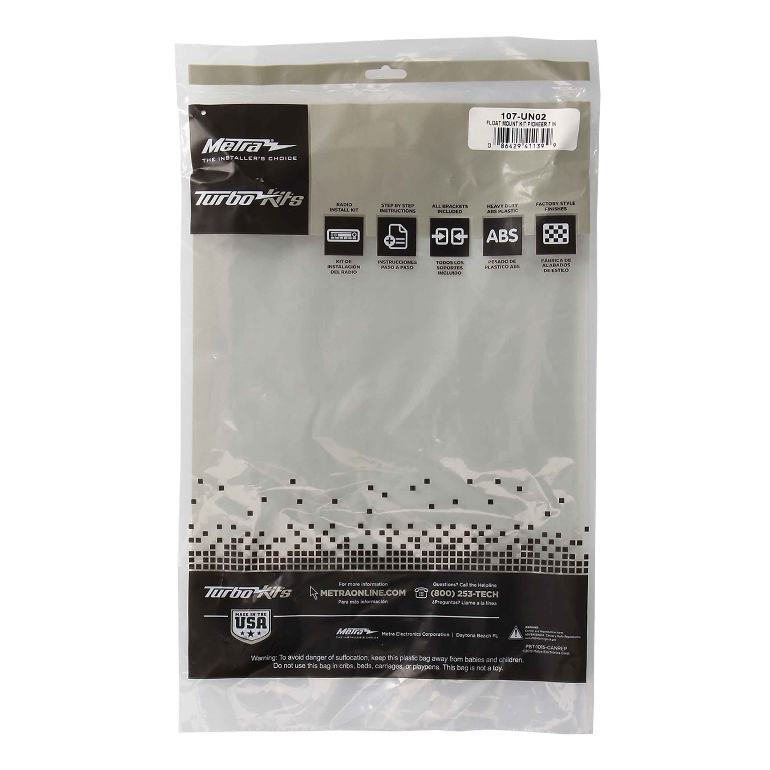 Floating Mount Kit - Pioneer 6.8 Inch Modular Radios