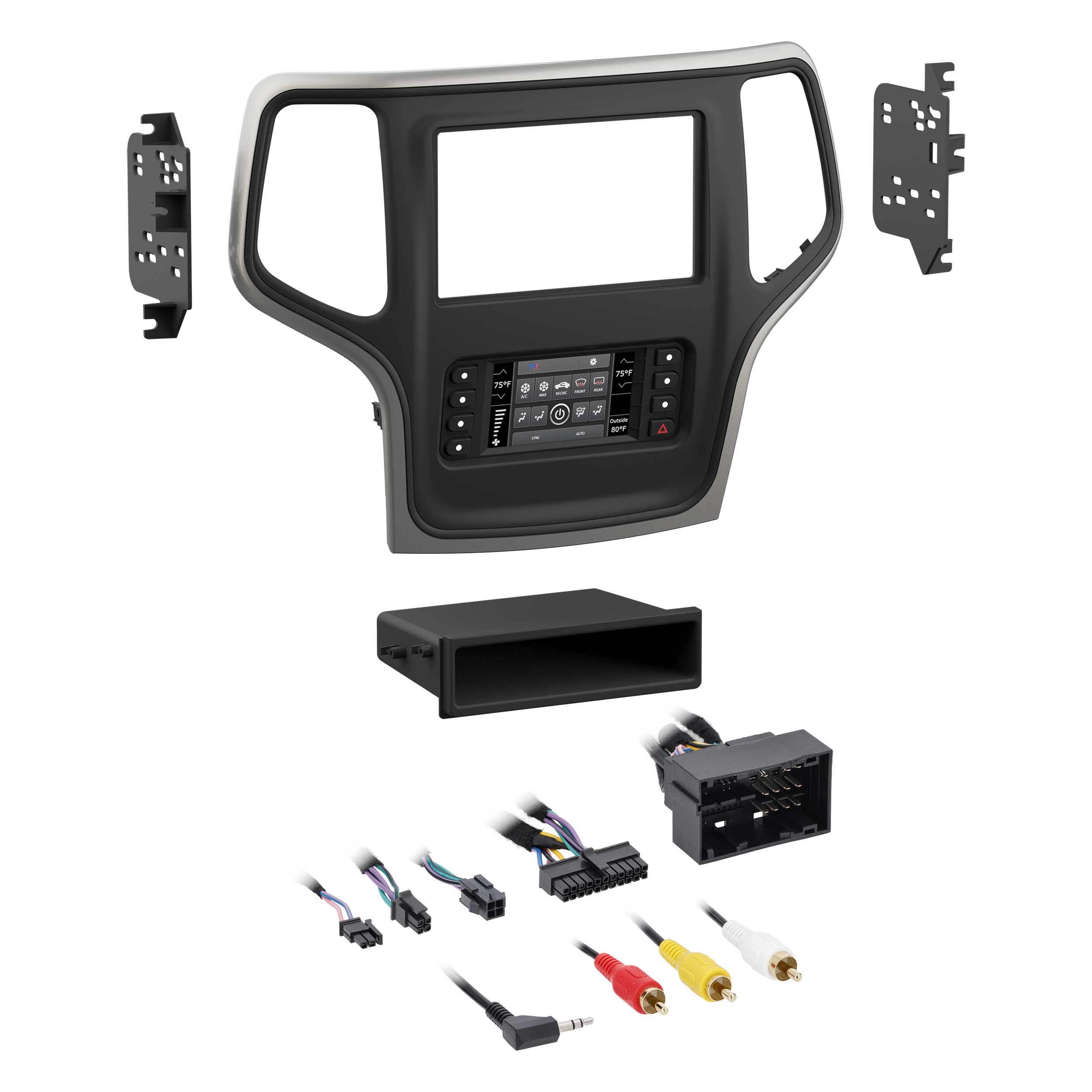 Jeep Grand Cherokee 2014-2021 - Silver Trim - TurboTouch Kit