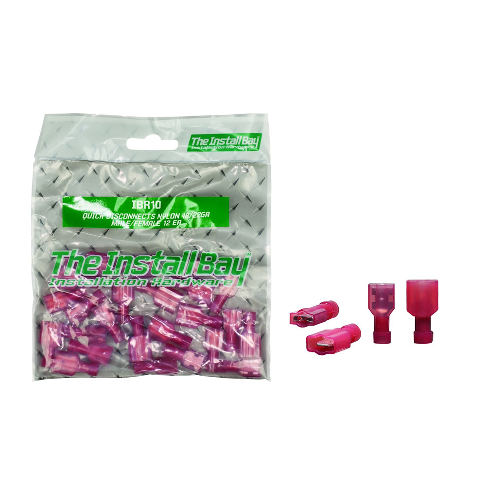 18/22 Ga Quick Disconnect Nylon M/F  - Retail Pack