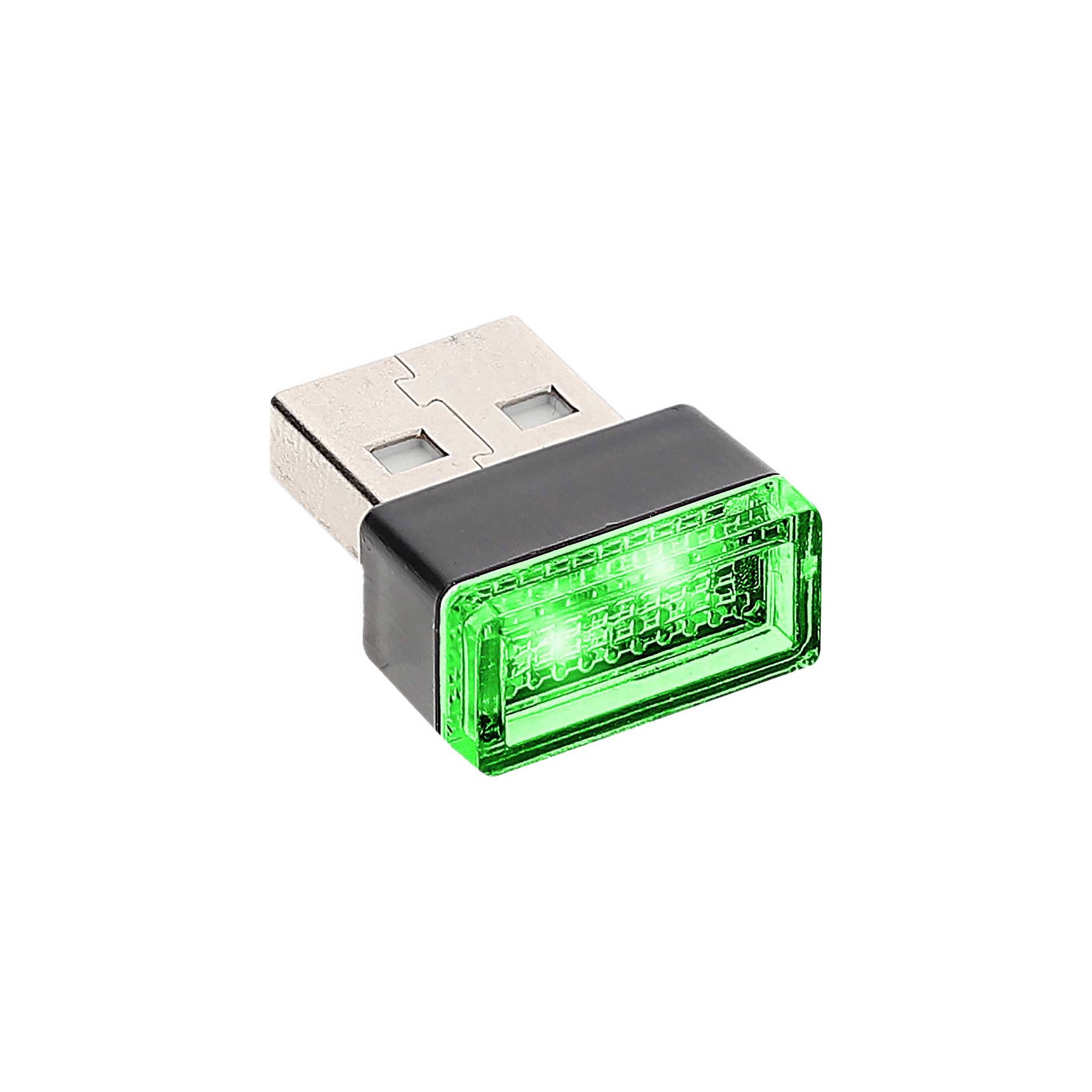 Daytona Lights USB-A Dongle Accent Lights (Green) - 2 Pack