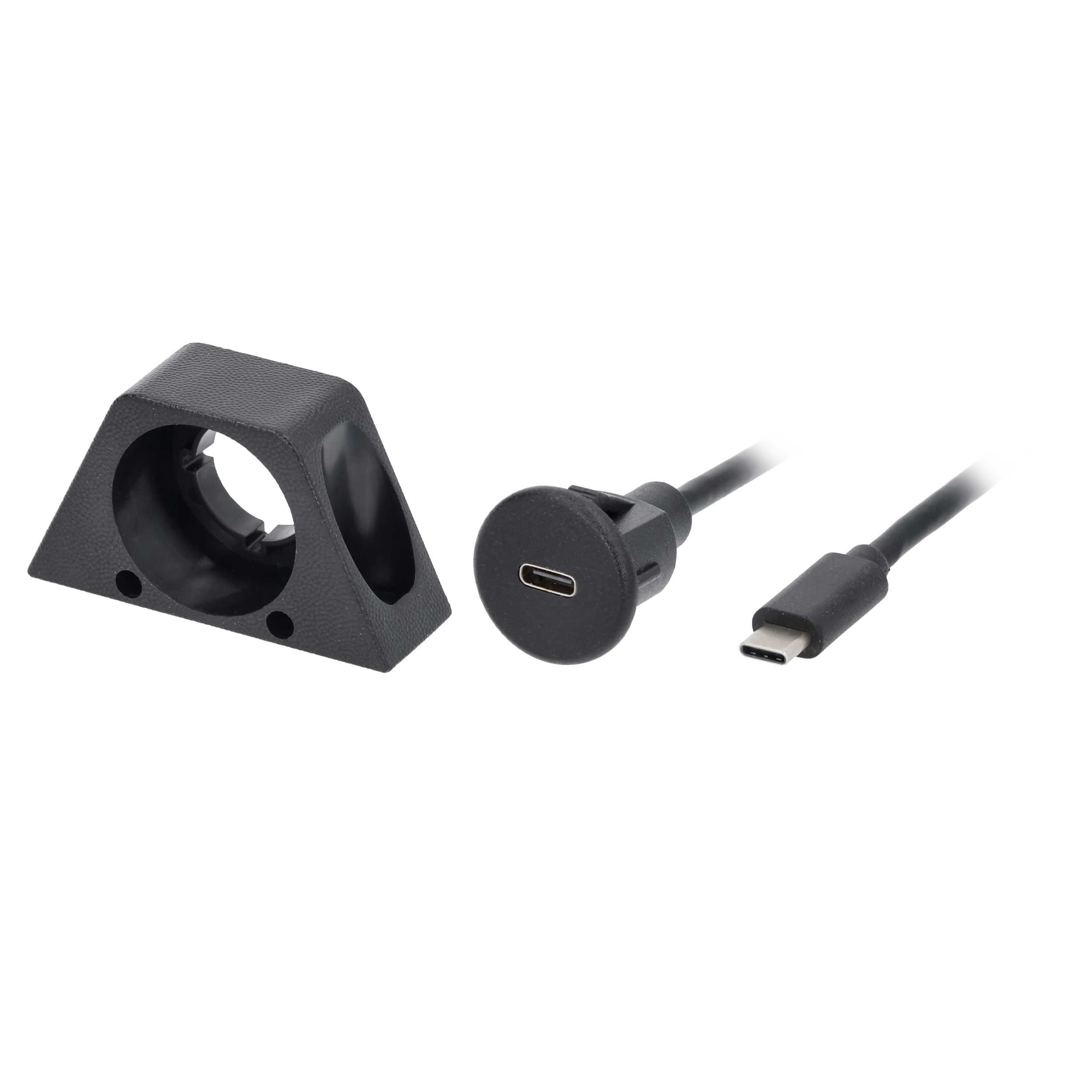 1-Foot Flush Mount USB 4.0 Type-C Extension Cable