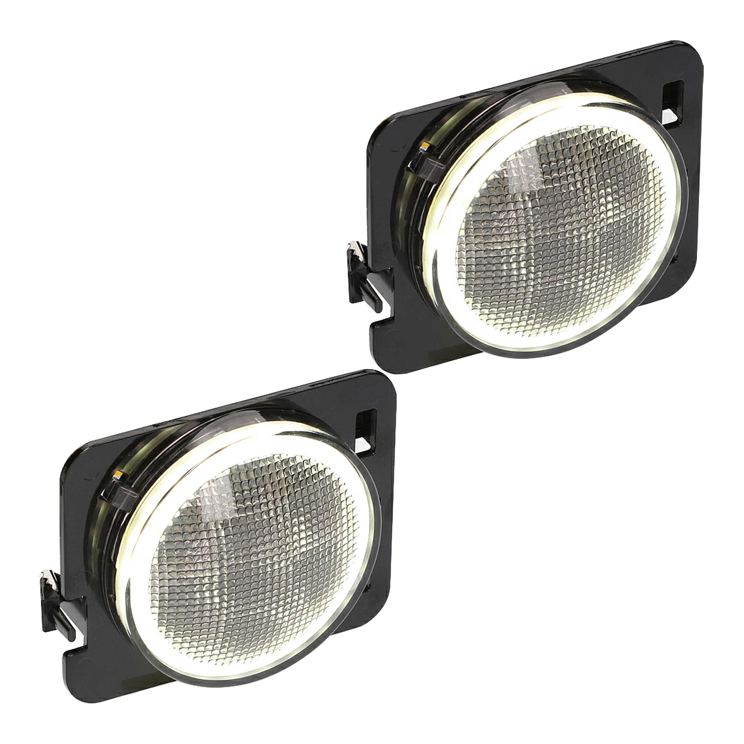 Amber LED Side Marker with Halo - Wrangler JK 2007-2018