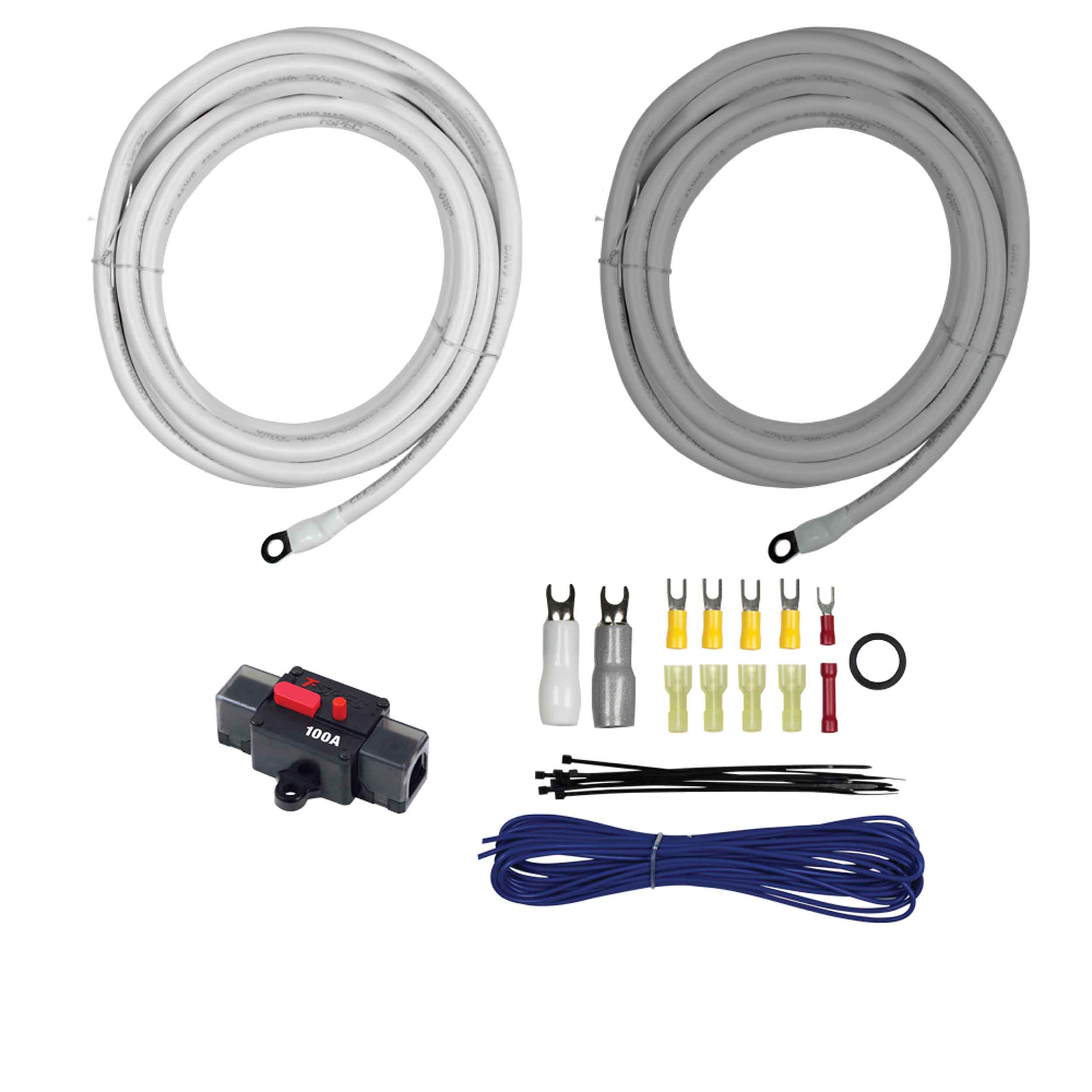 V10 Marine - 20FT 4AWG KIT W/CIRCUIT BREAKER