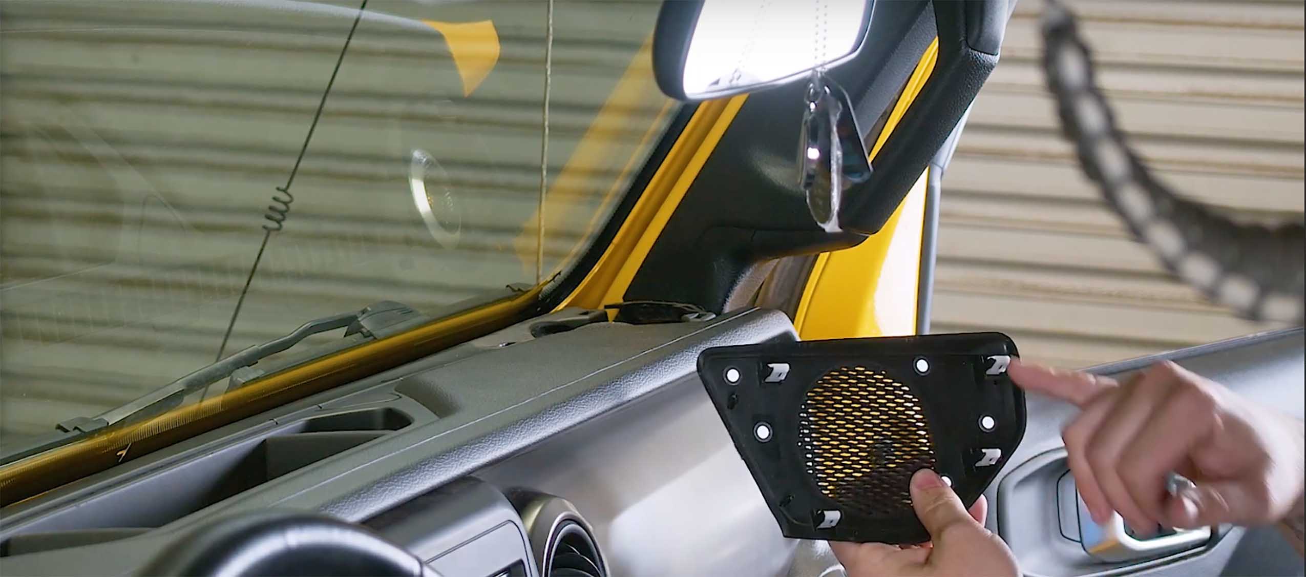 Dashboard Speaker Grilles Fits Select Jeep® Models 2018-2025