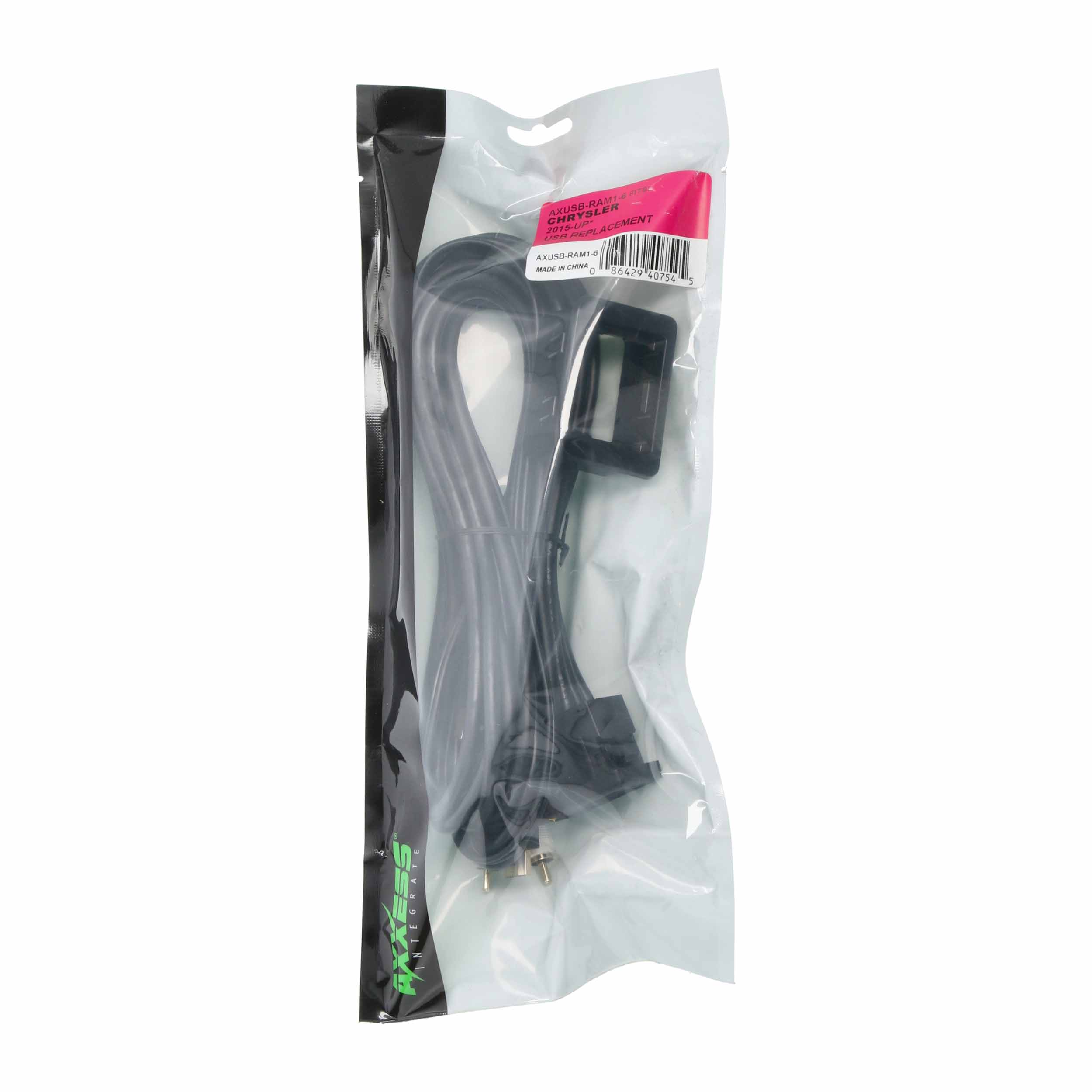 USB/AUX/HDMI® Panel Fits Chrysler/Dodge/Jeep 2015-UP