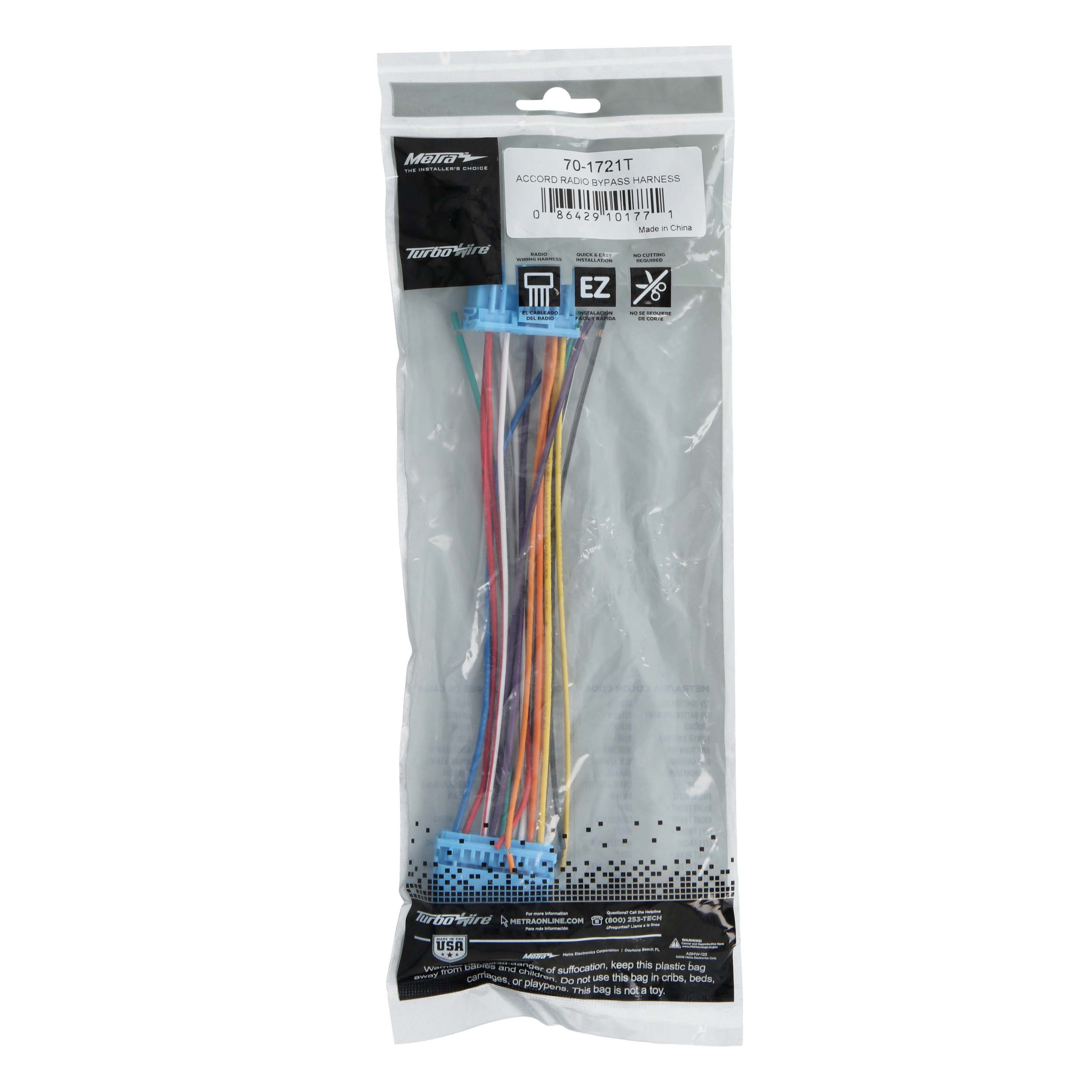 Honda Accord Radio Bypass Harness