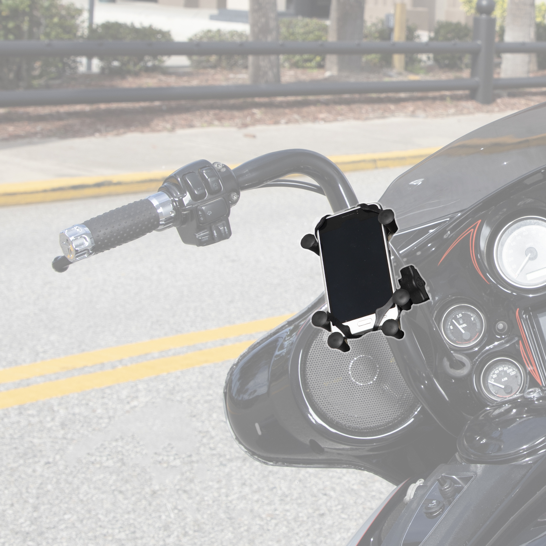 Hex-Grip Phone Mount for Motorcycles