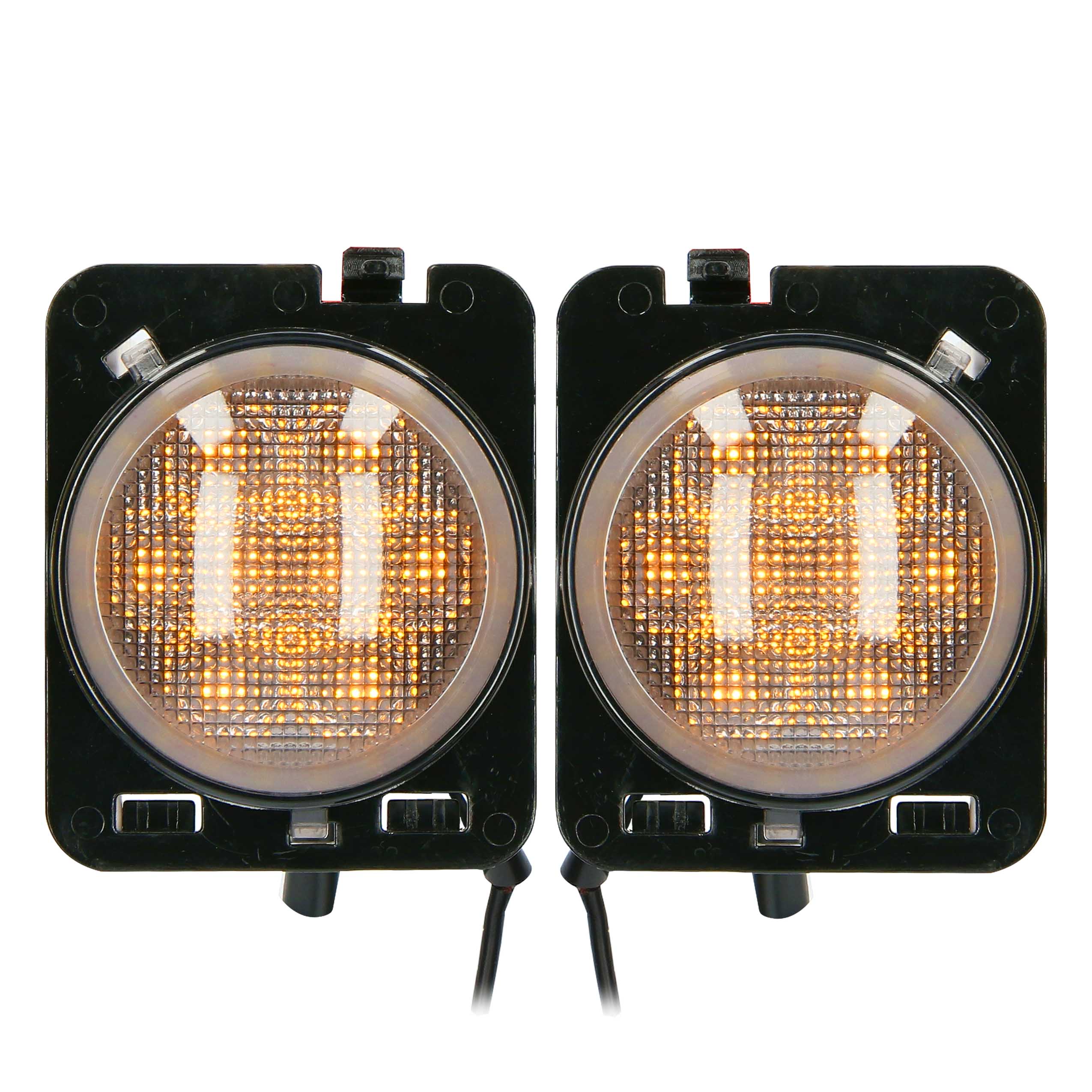 Amber LED Side Marker with Halo - Wrangler JK 2007-2018