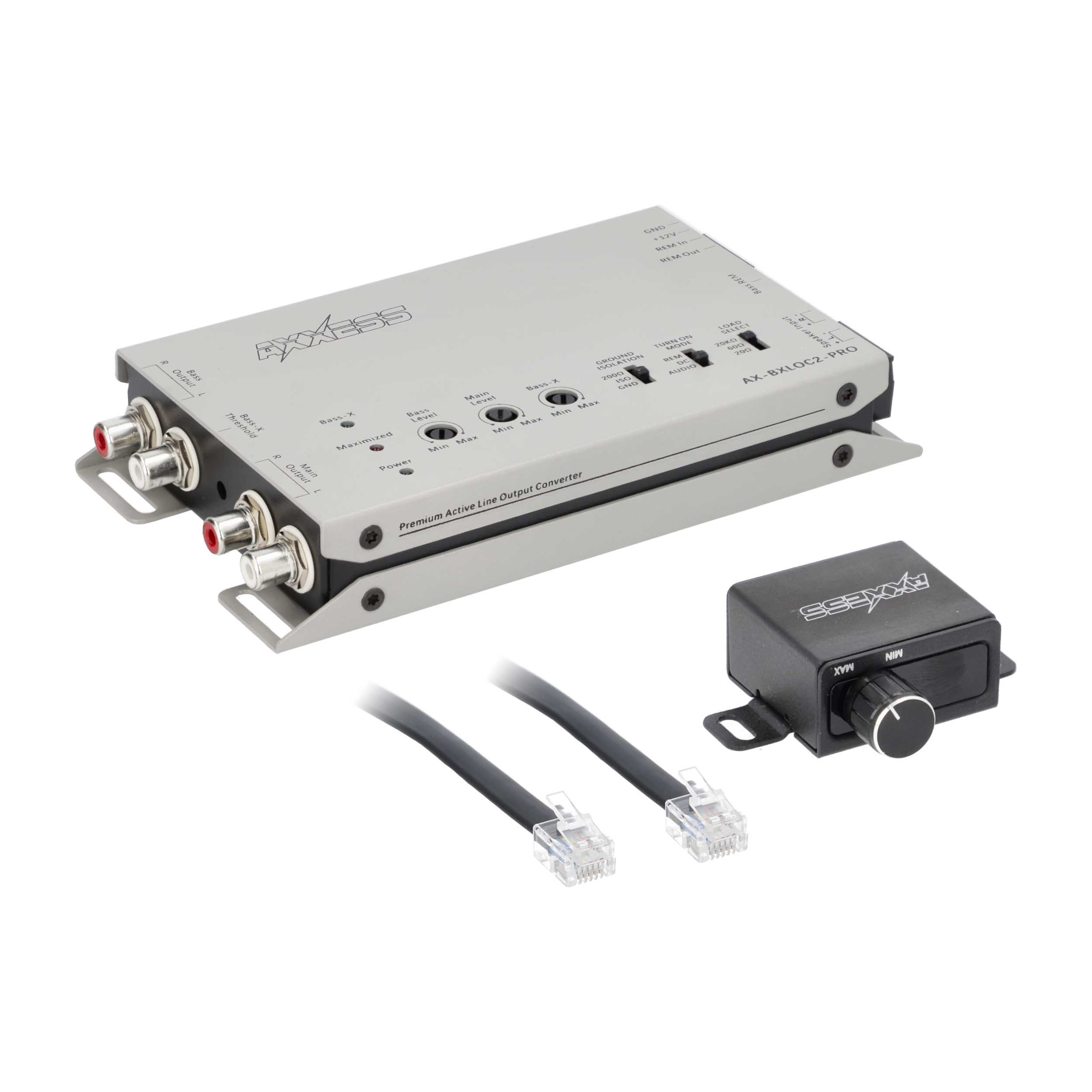 4CH Active Line Output Converter with Bass Restoration