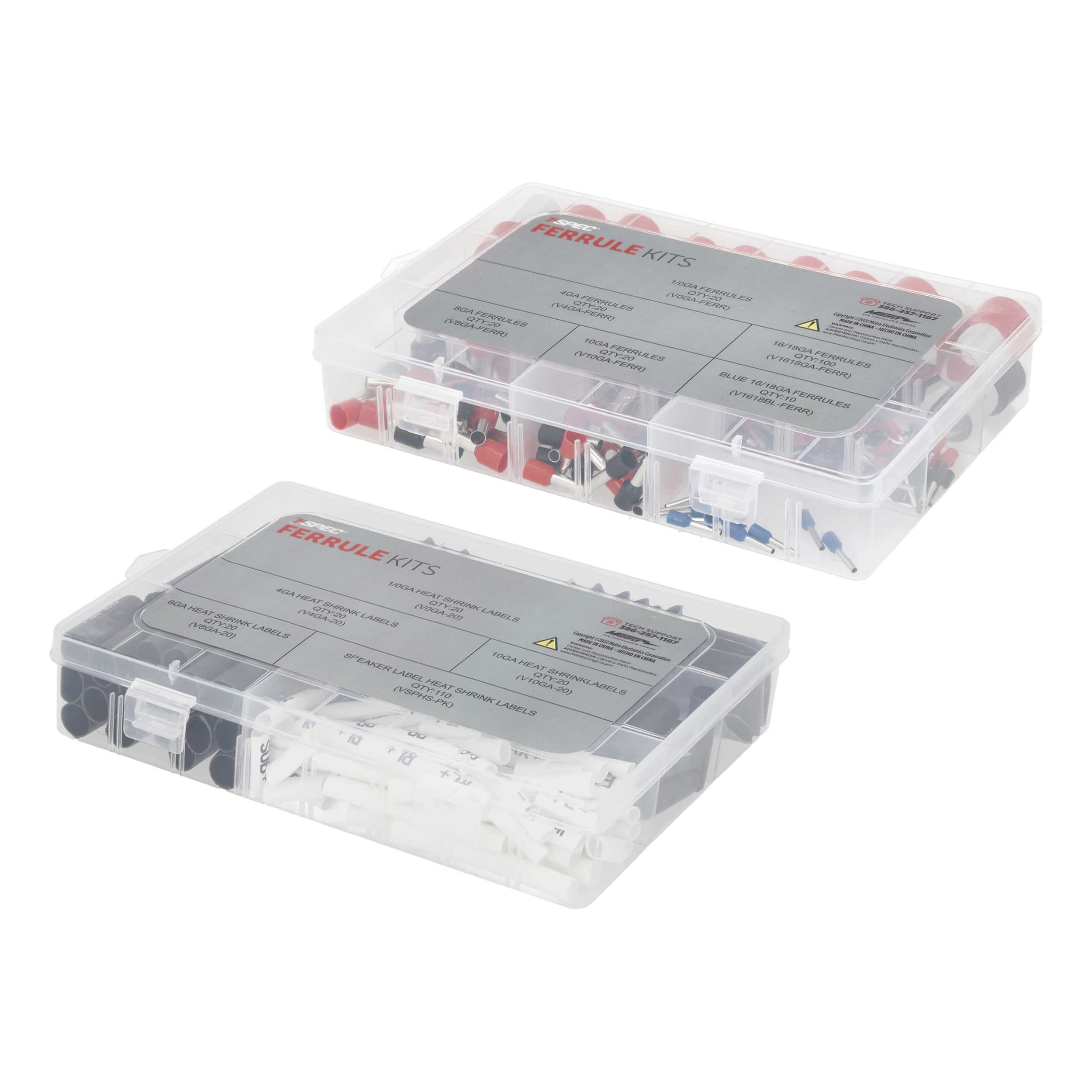 Clean Wire Installation Heat Shrink Label and Ferrule Kit
