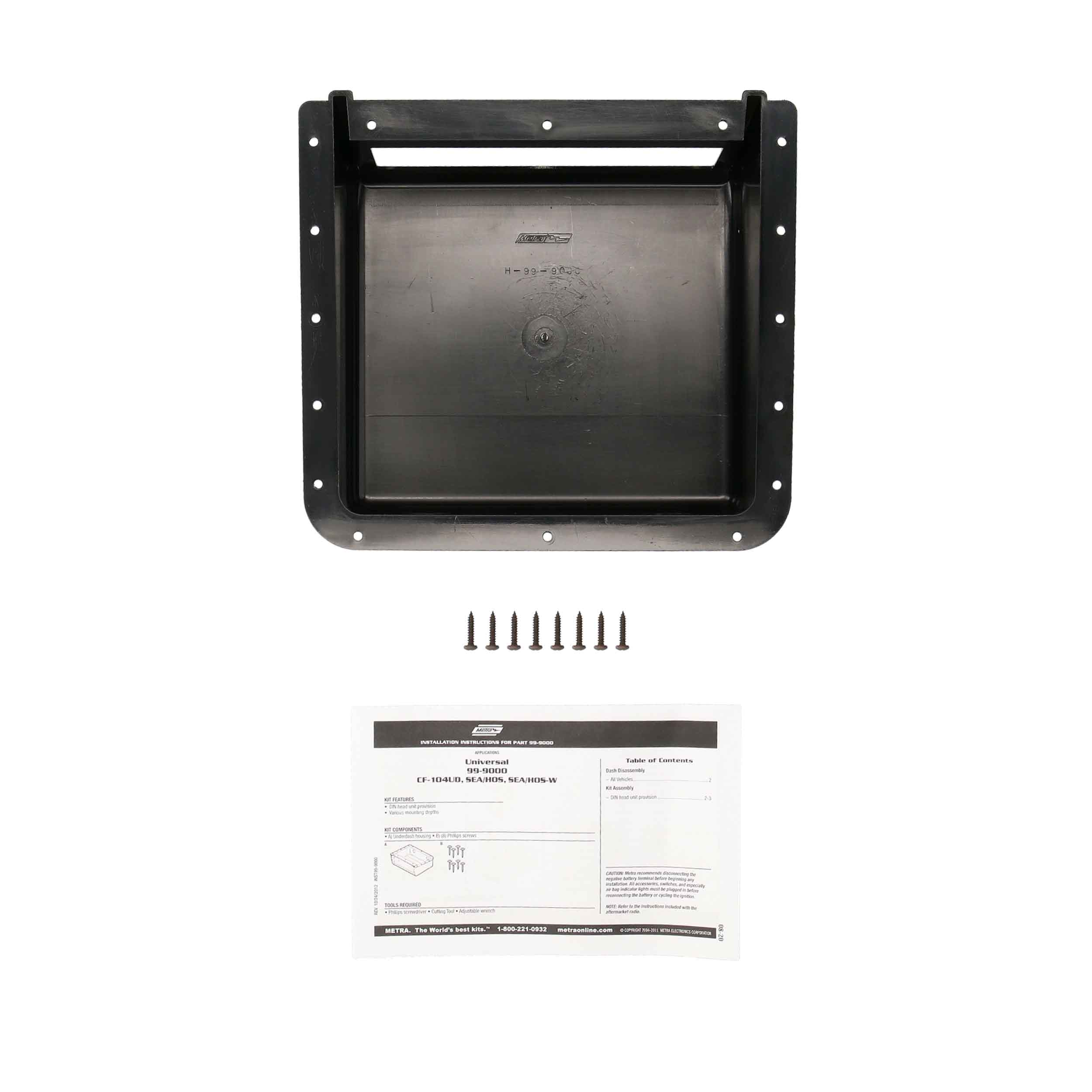 Metra 99-7319 Single DIN Installation Kit with Pocket for 2004-2006 Kia Amanti by Metra Metra 99-7319 - Hi-Tech Car Audio