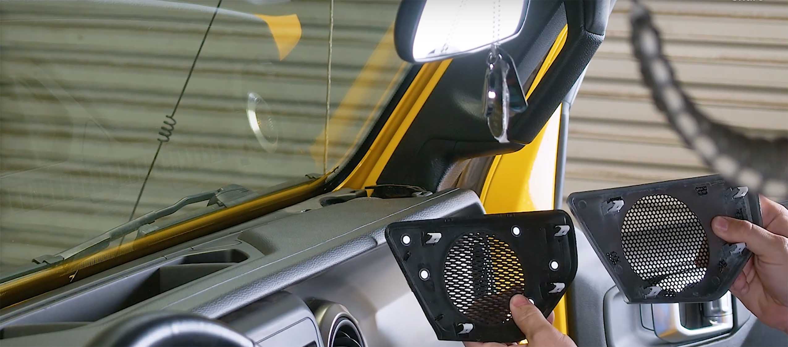 Dashboard Speaker Grilles Fits Select Jeep® Models 2018-2025