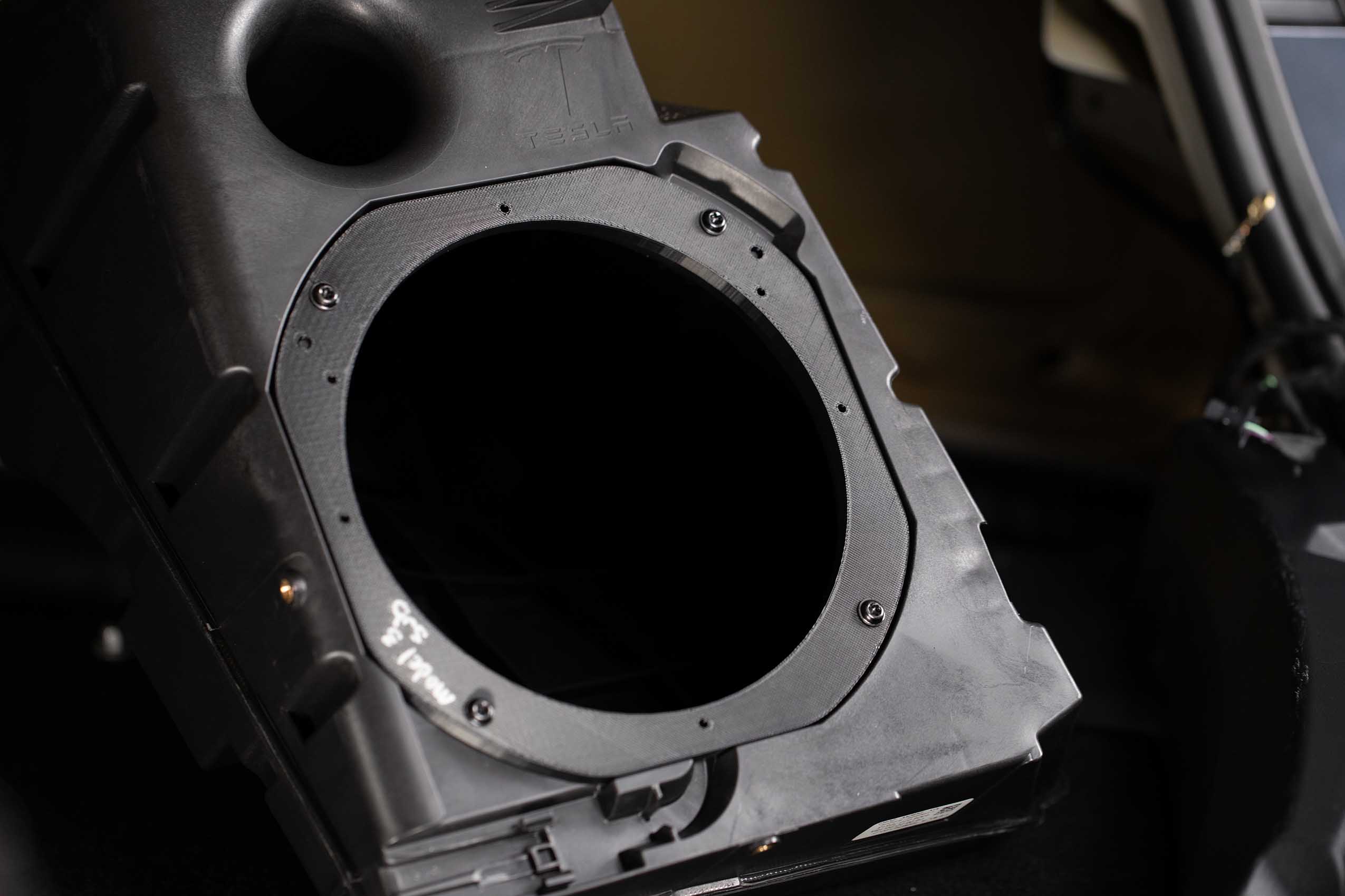 Subwoofer Enclosure Adapter Plate Tesla Model 3 - Model Y