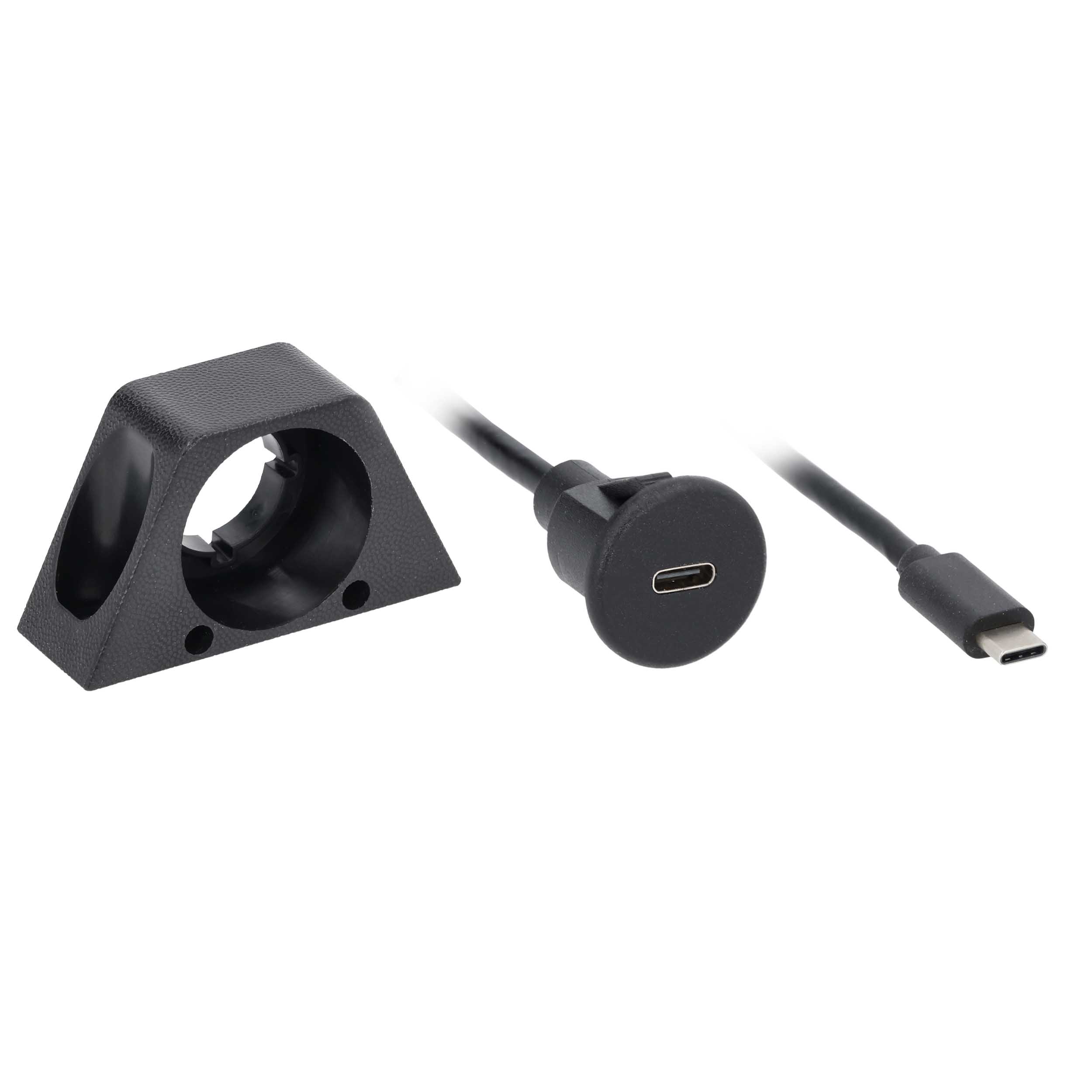 1-Foot Flush Mount USB 4.0 Type-C Extension Cable