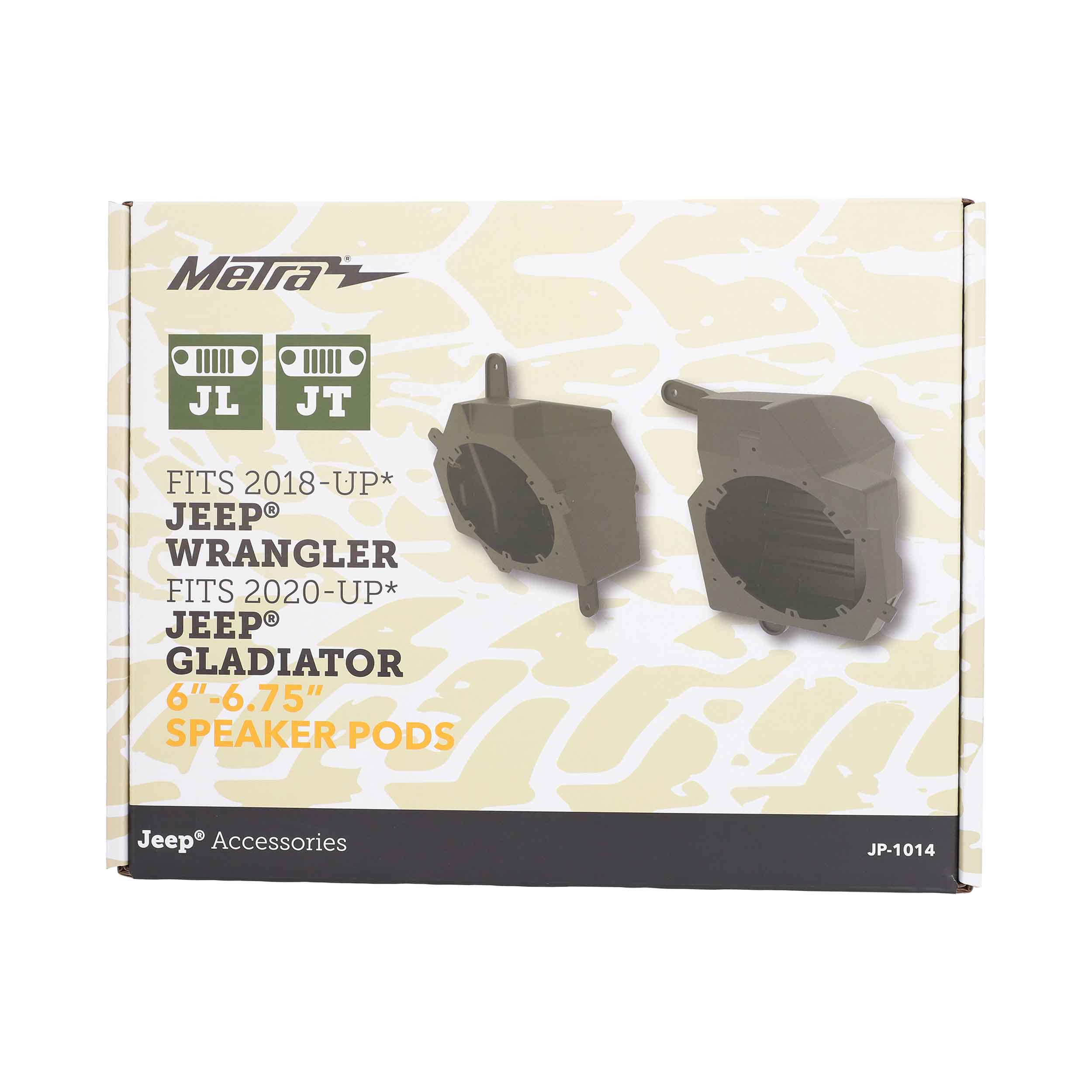 6"- 6.75" speaker pods fits WranglerJL 18-25 Gladiator 20-25