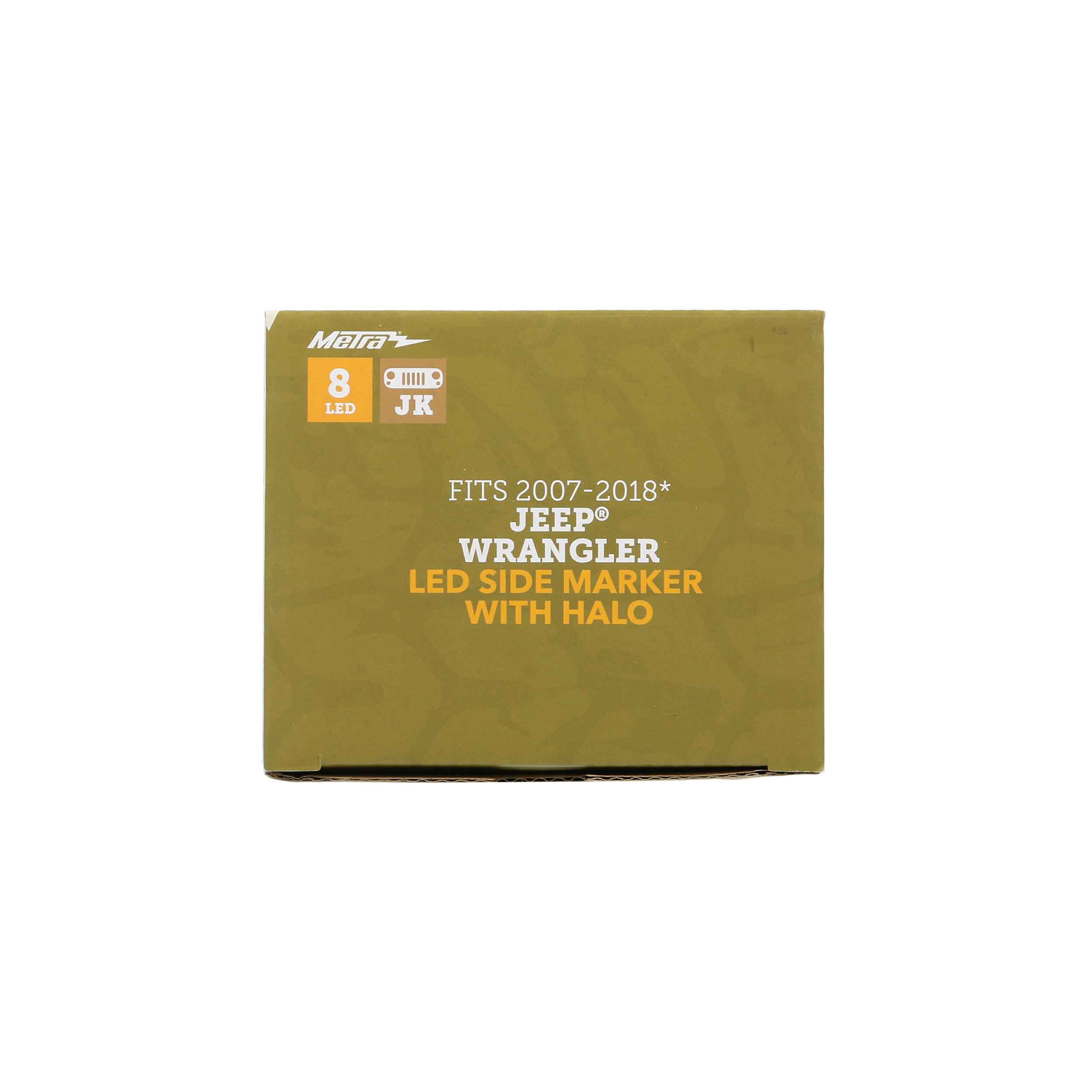 Amber LED Side Marker with Halo - Wrangler JK 2007-2018