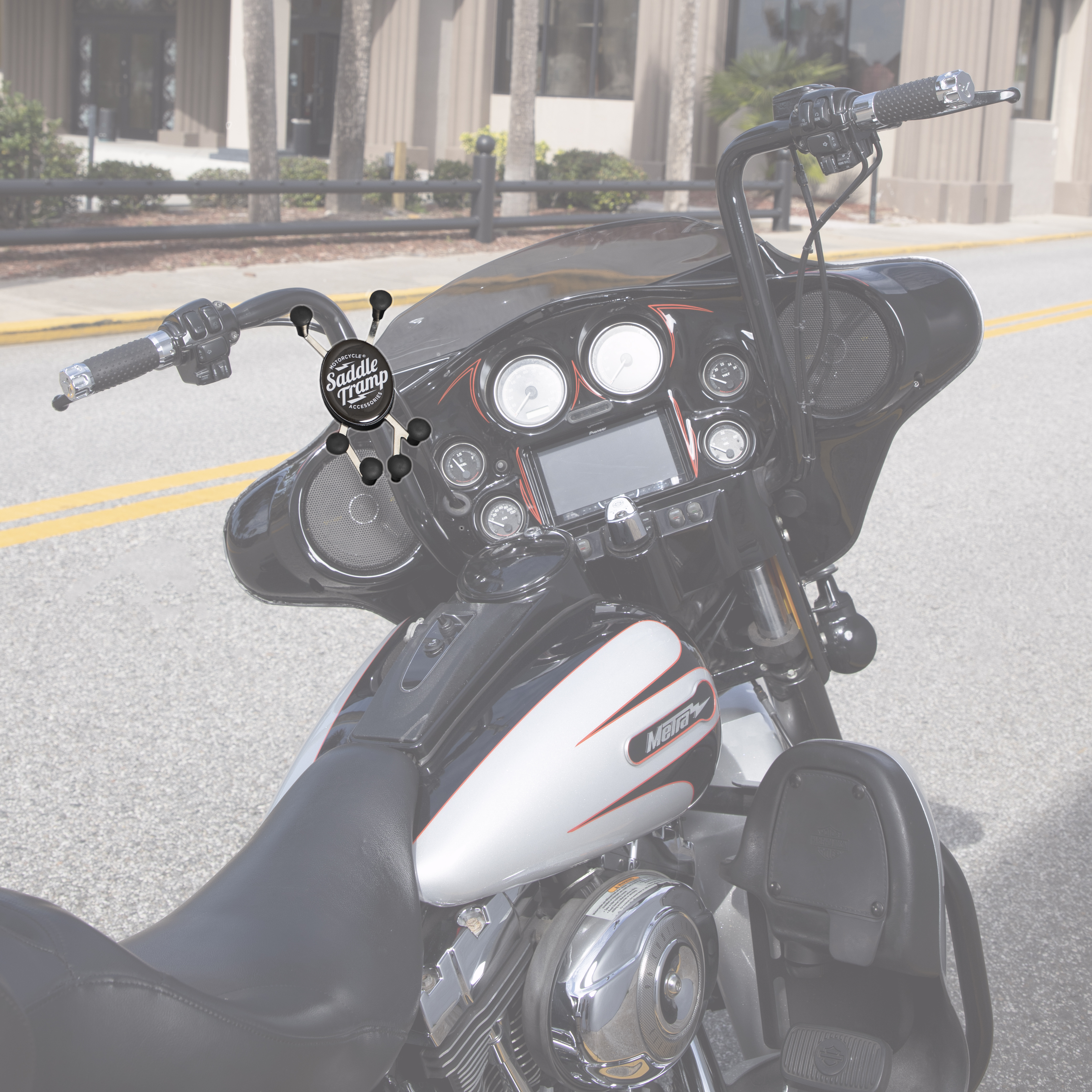 Hex-Grip Phone Mount for Motorcycles