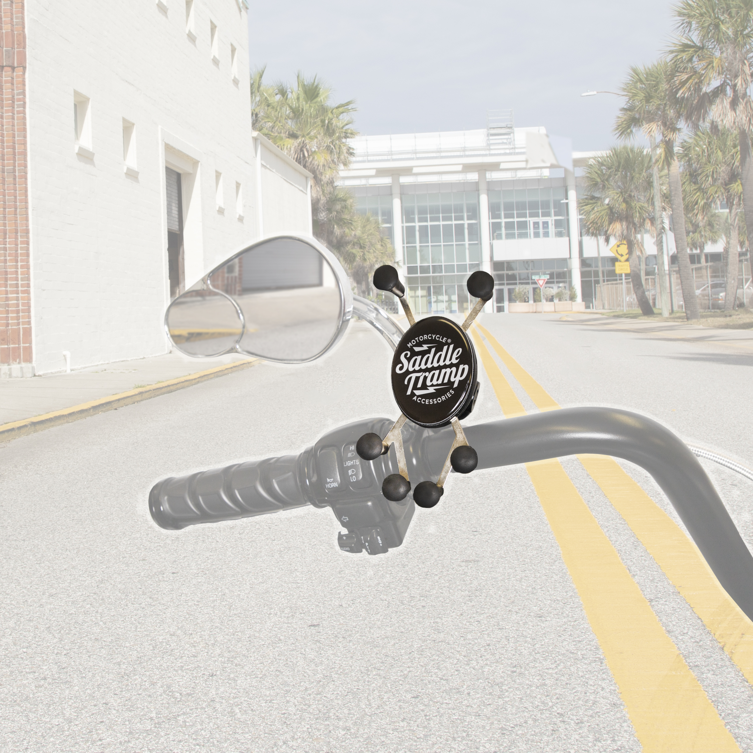 Hex-Grip Phone Mount for Motorcycles