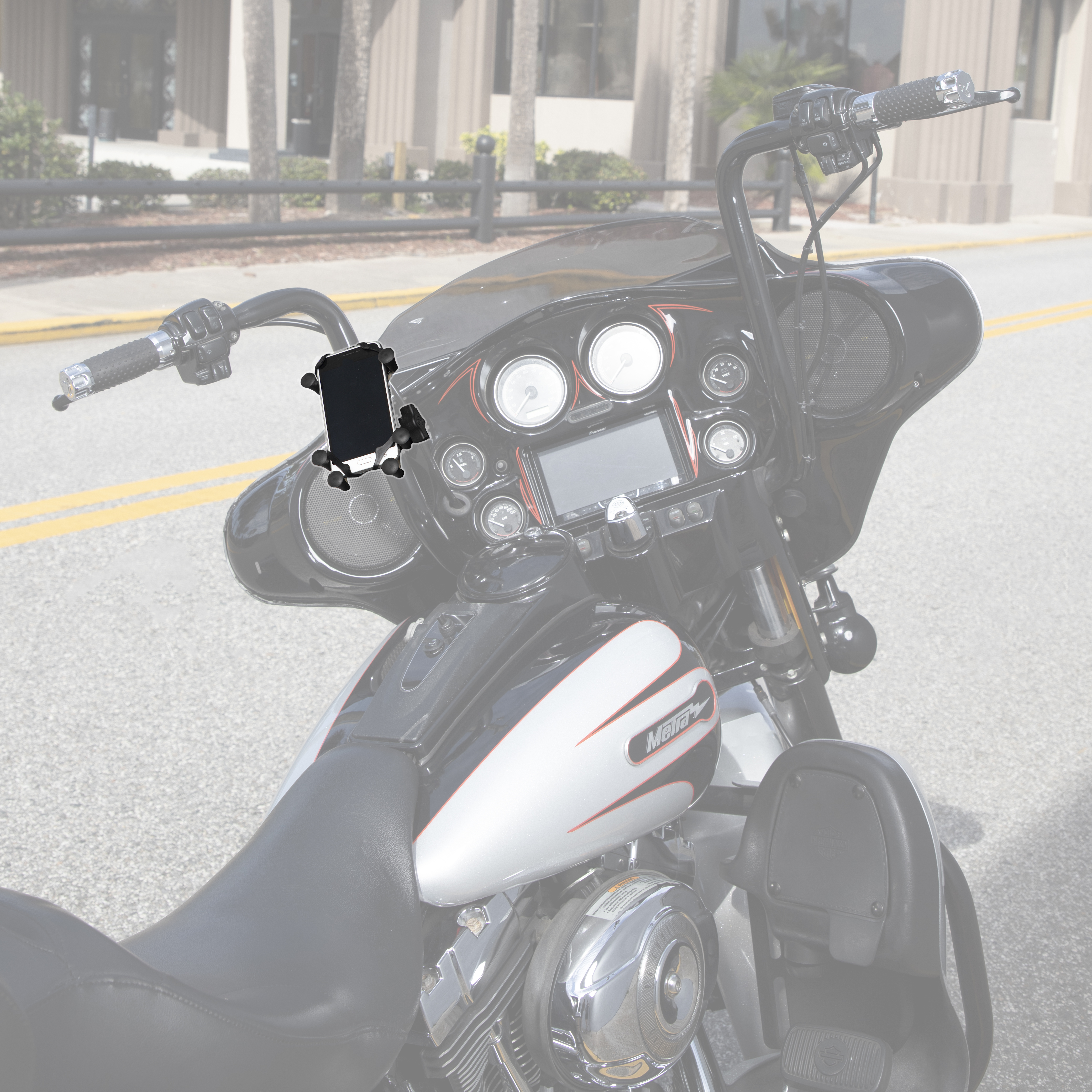 Hex-Grip Phone Mount for Motorcycles