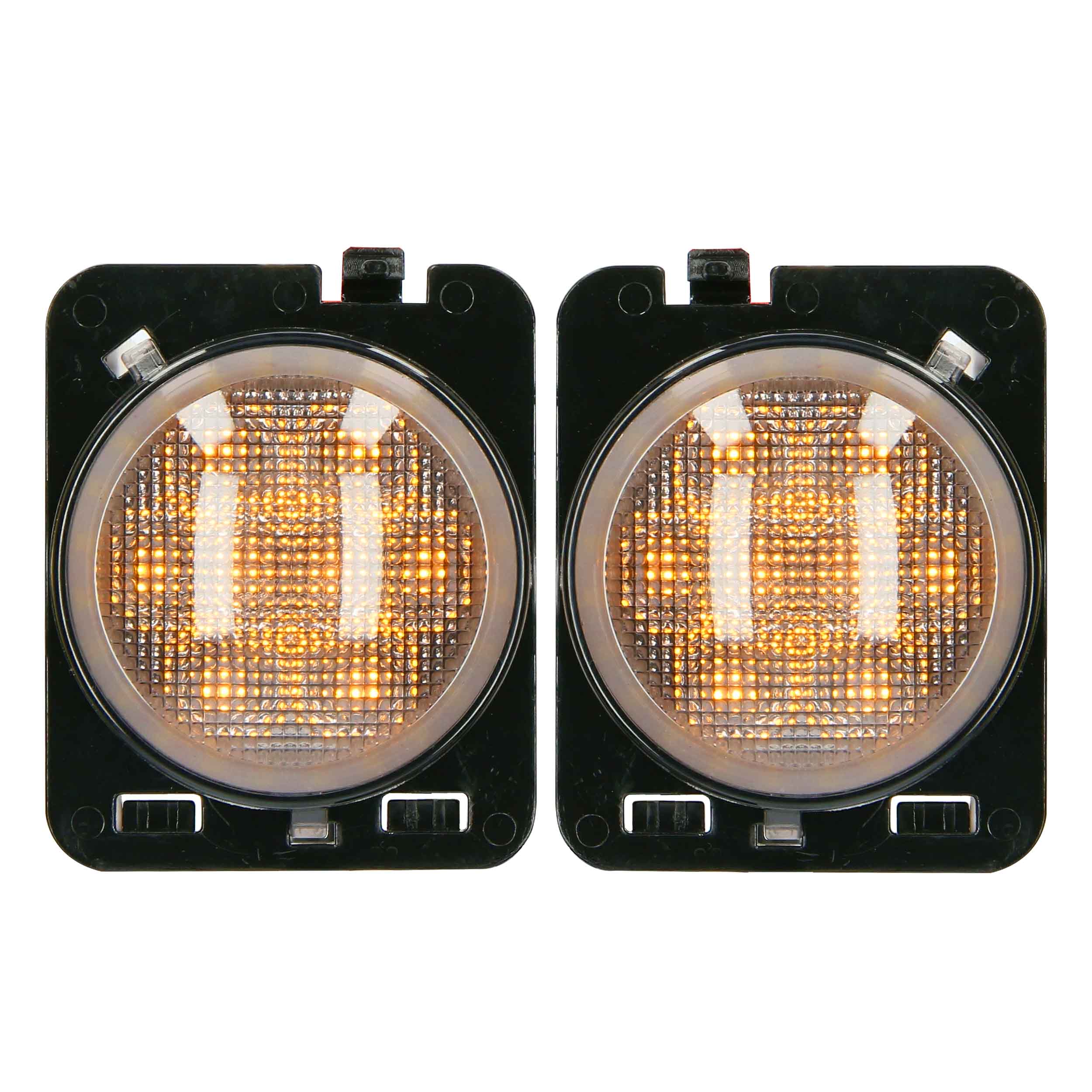 Amber LED Side Marker with Halo - Wrangler JK 2007-2018