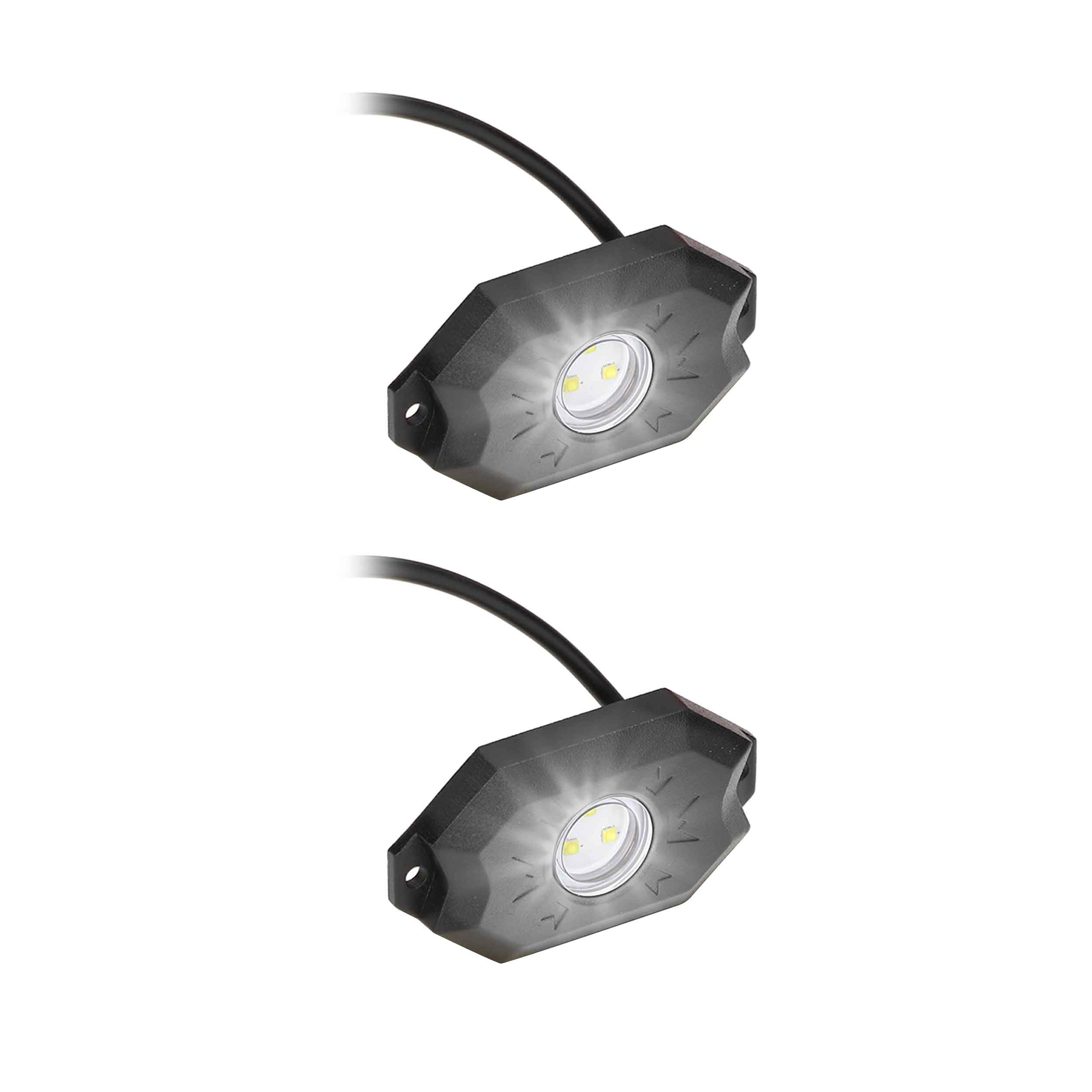 Daytona Lights Rock Lights (White) - 2 Pack