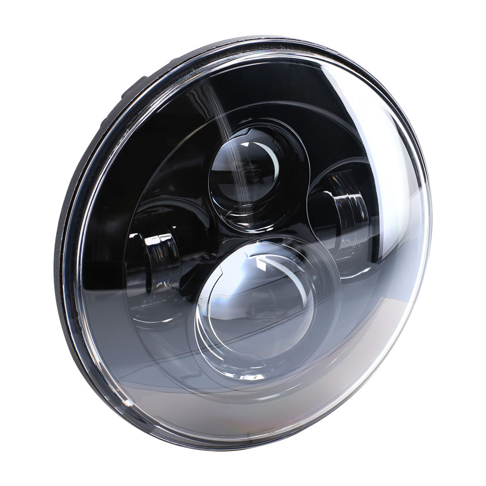 7" LED Light with Black Face - 7 Inch, 9 LED
