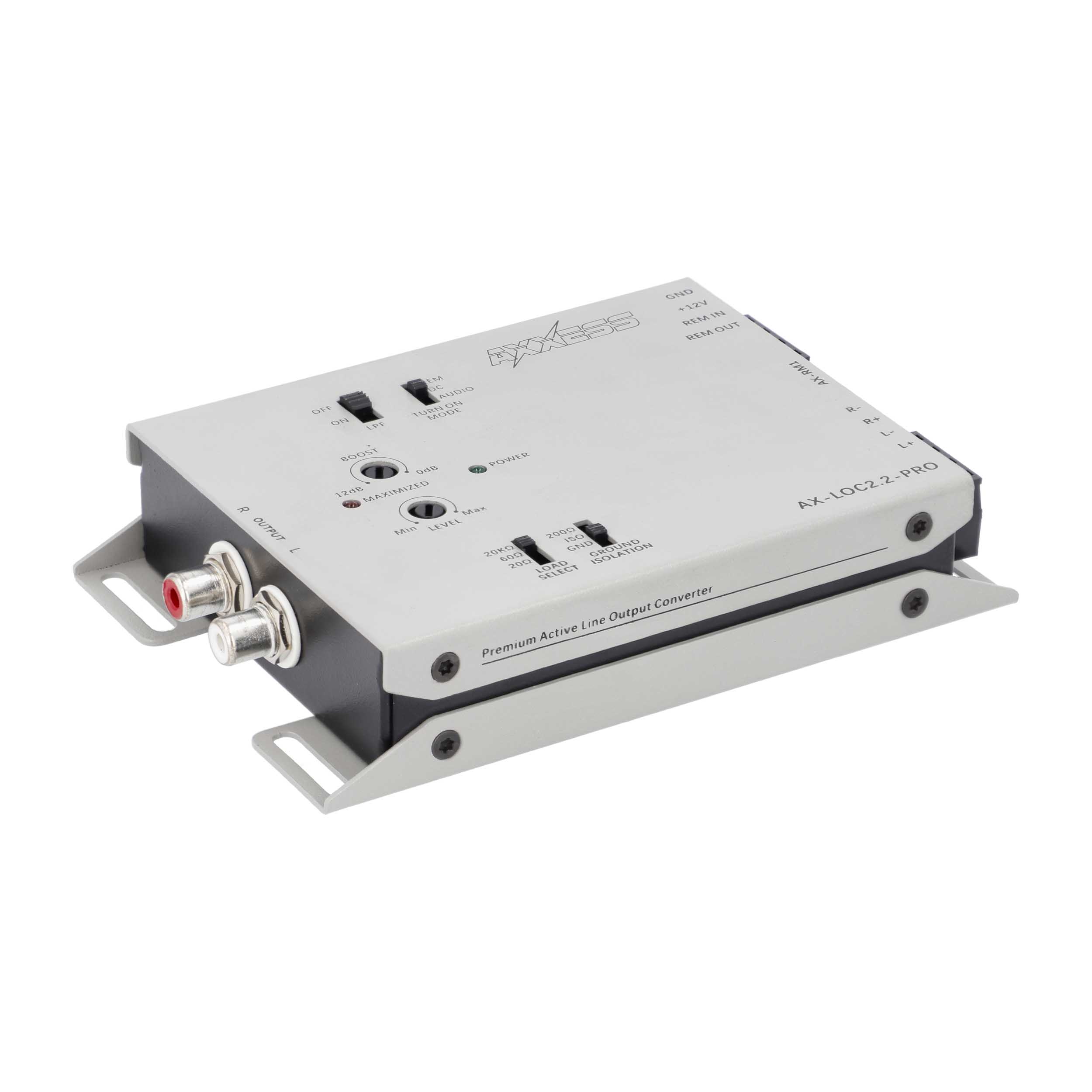 2CH Active Line Output Converter with Bass Boost
