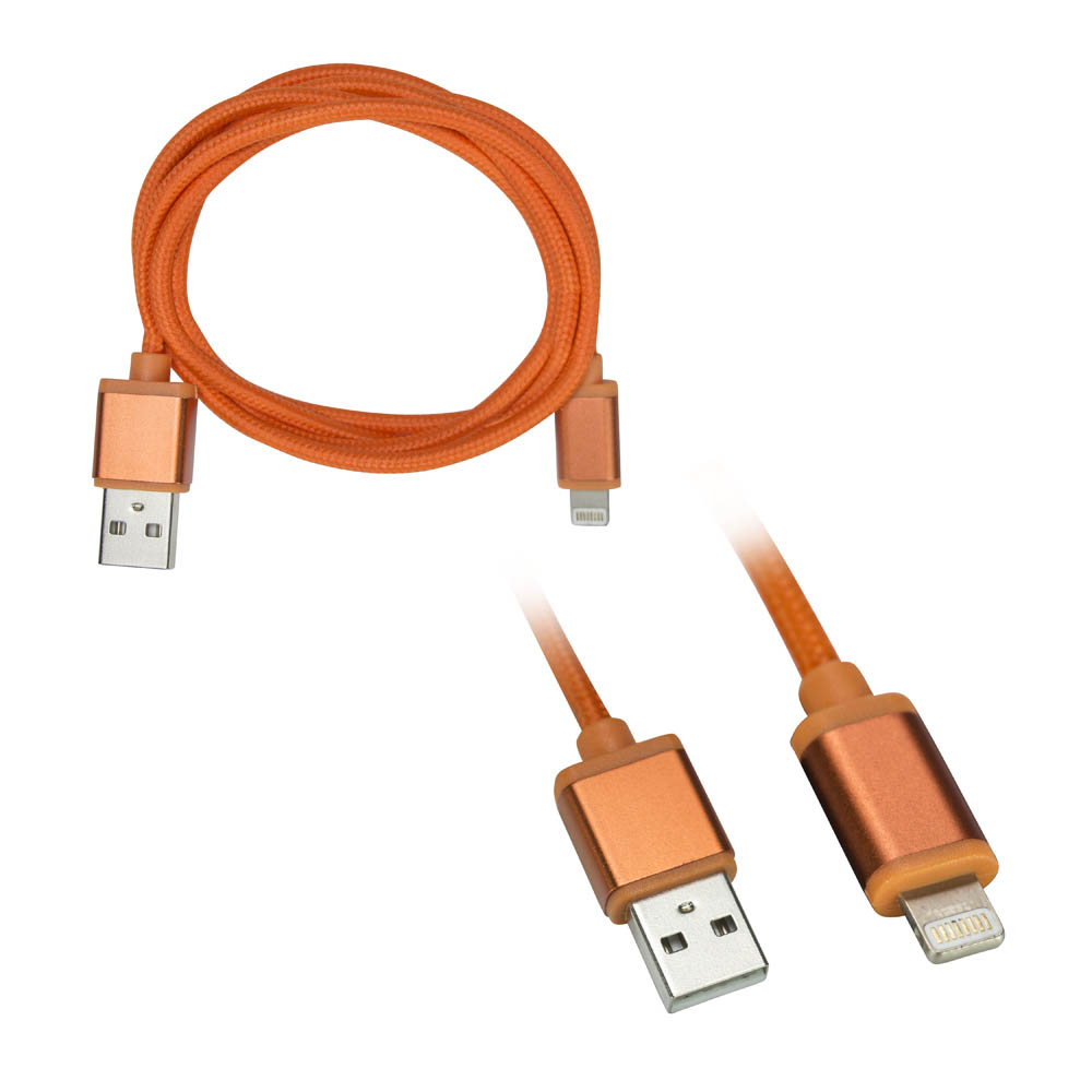 3 Foot Replacement Lightning(TM) Cables - Orange