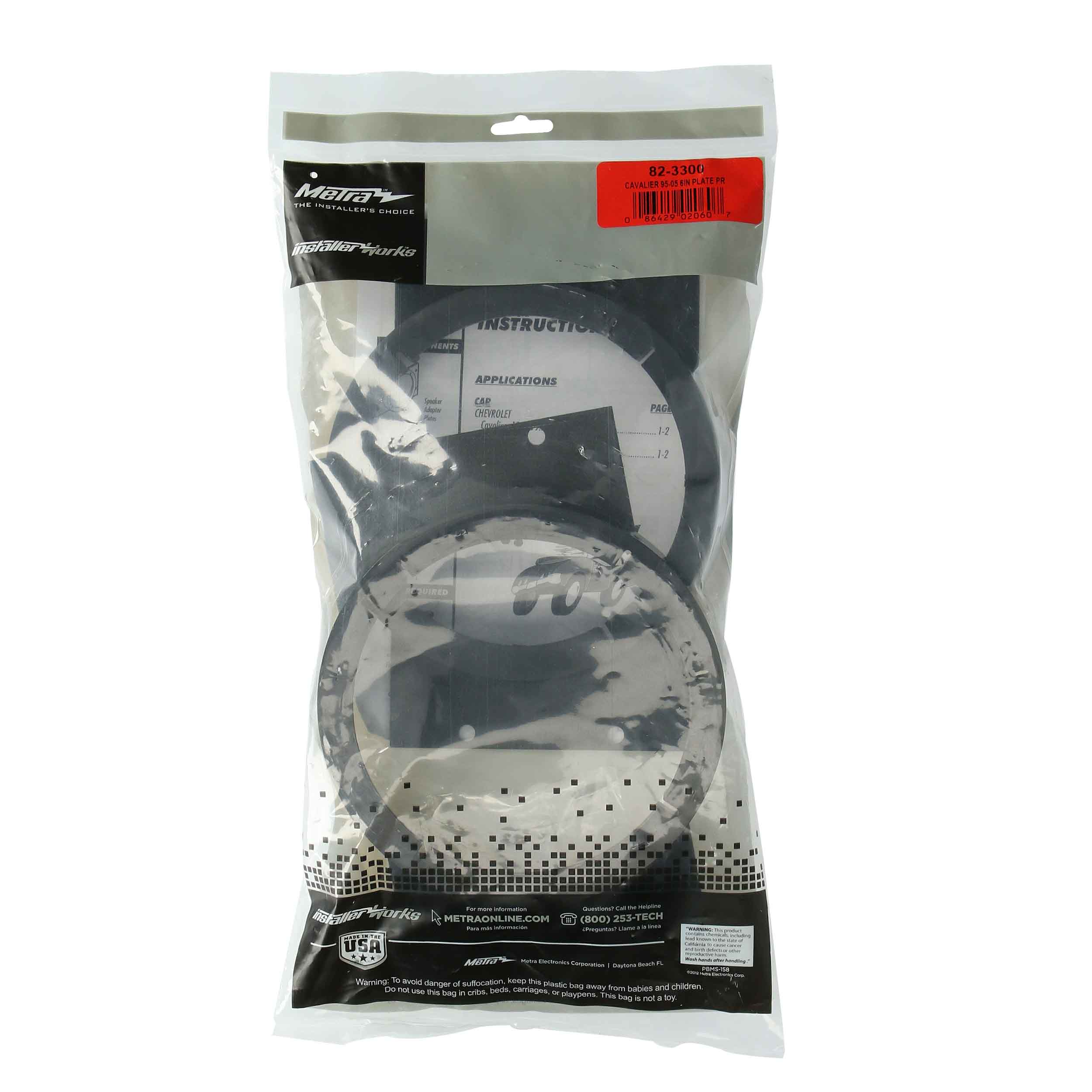 GM Cavalier/Sunfire 95-04 Speaker Adapter - 5.25 or 6.5 in