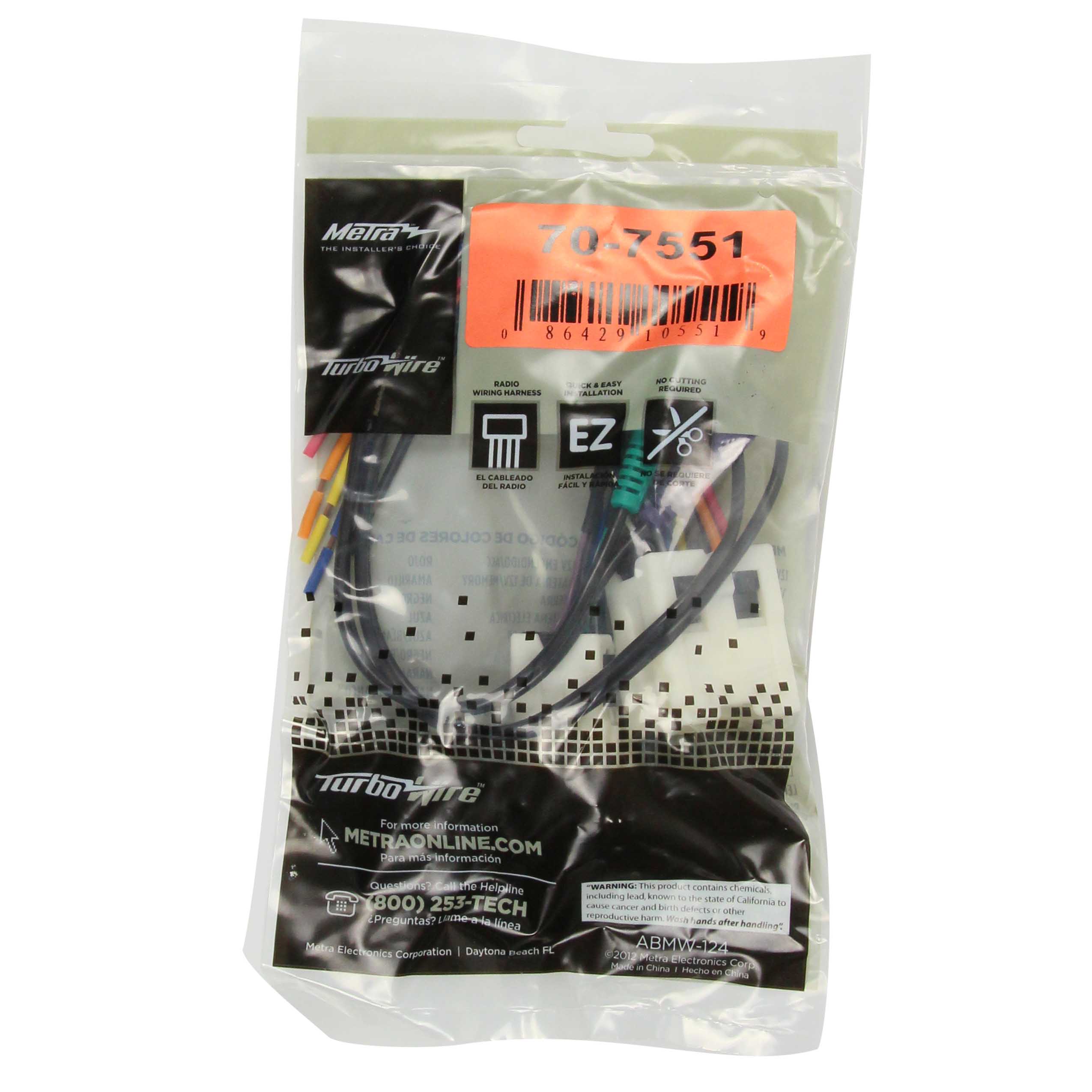 Metra 70-7553 Integration Harness For Select Nissan Vehicles With Premium Sound System - View #3