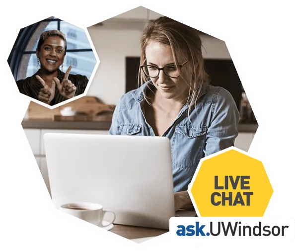 Student talking with a Student Recruiter through video chat